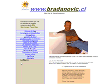 Tablet Screenshot of bradanovic.cl